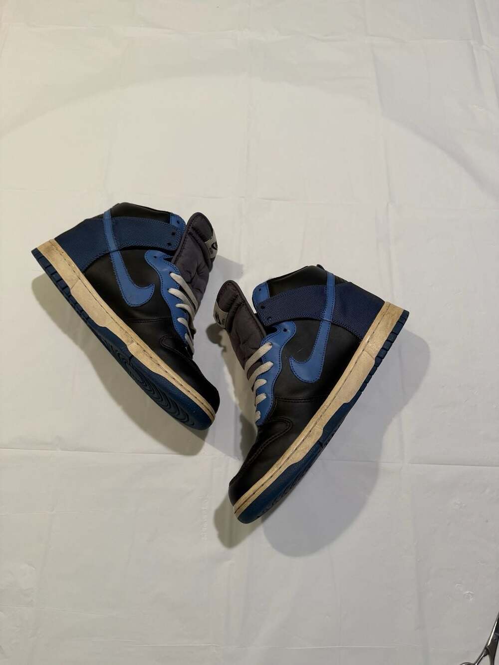 Nike Dunk High North 'Black Varsity Blue Flint Grey' 2009 Sneakers Size 10 - Picture 4 of 7